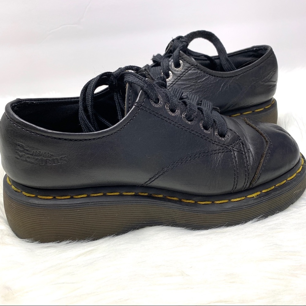Dr Martens Oxford Platform Cap Toes Sz 6